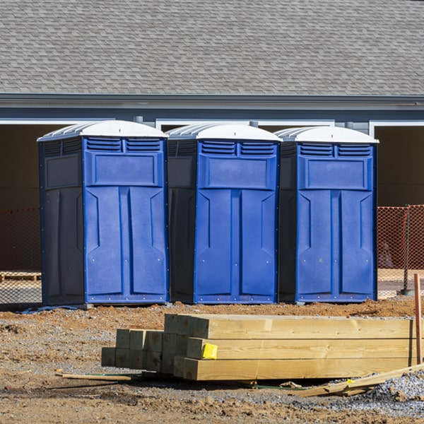 are there any restrictions on where i can place the portable toilets during my rental period in Lone Elm KS